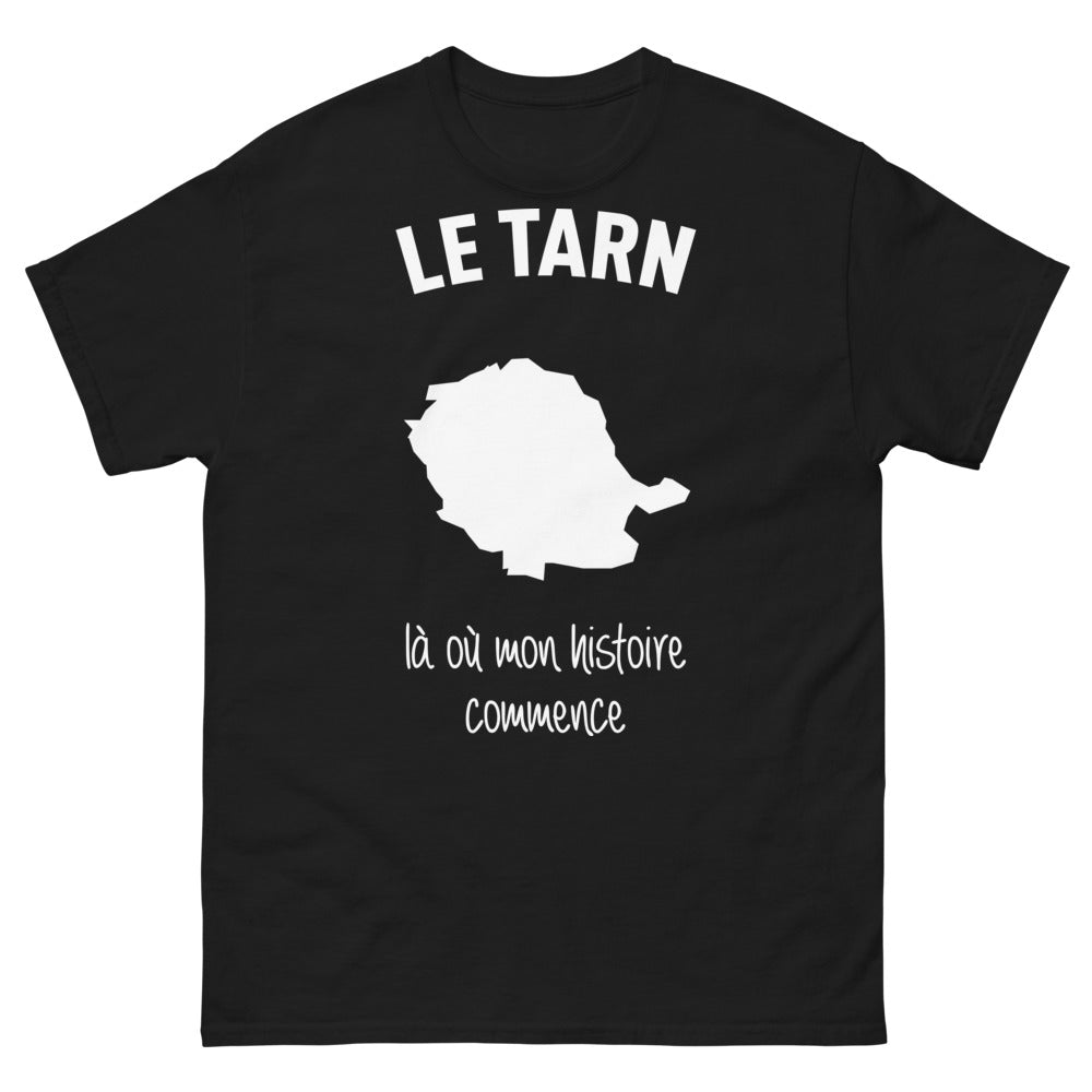 T-shirt Tarn noir - Là où mon histoire commence
