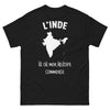 T-shirt Inde noir - L'Inde, là où mon histoire commence