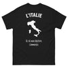 T-shirt Italie noir - Là où mon histoire commence