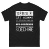 T-shirt Sud-Coréenne noir - déjà pris par une Sud-Coréenne qui déchire