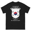 T-shirt Sud-Coréens noir - Héros des Français