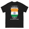 T-shirt Indien noir - et le huitième jour, Dieu créa les Indiens