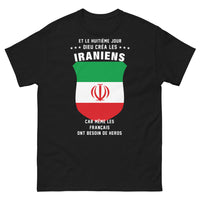 Thumbnail for T-shirt Iraniens noir - Et le huitième jour