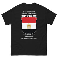 Thumbnail for T-shirt Égypte noir - Quand les Français ont besoin de héros