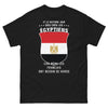T-shirt Égypte noir - Quand les Français ont besoin de héros