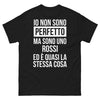 Maglietta Rossi blu scuro - Non sono perfetto ma quasi