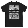 T-shirt Pordenone marine - io non sono perfetto ma sono uno Pordenone