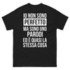 Maglietta Parodi blu scuro - Io non sono perfetto ma sono Parodi