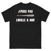 T-shirt Lucille noir face - Je peux pas, Lucille a soif
