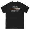 T-shirt humour et nostalgie noir - Je peux pas, Lucille a soif