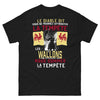 T-shirt Wallons noir - nous sommes la tempête