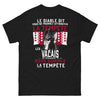 T-shirt Valais noir - La Tempête des Valaisans