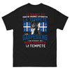 T-shirt Gaspésie noir face - esprit indomptable