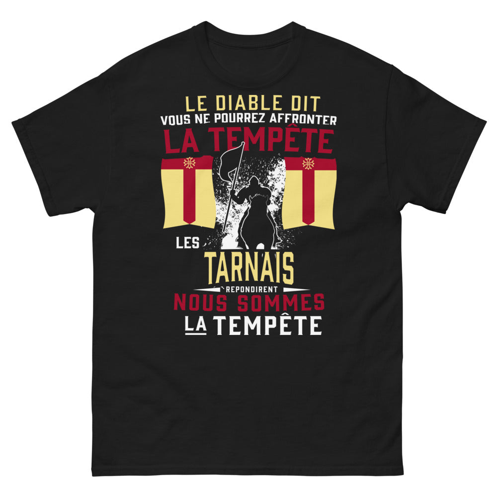 T-shirt Tarnais noir face - Nous Sommes La Tempête