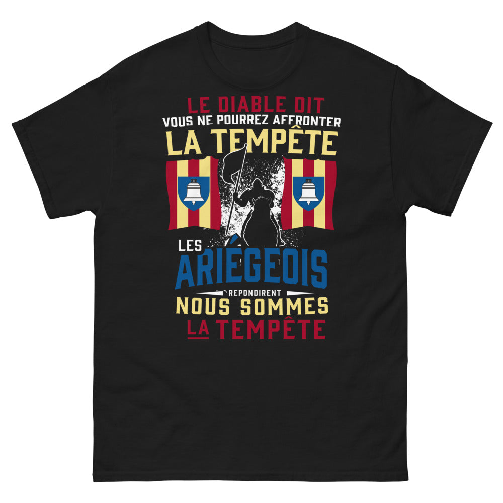 T-shirt Ariège noir - Nous Sommes la Tempête