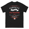 T-shirt Polynésienne noir - je ne suis pas parfaite mais je suis Polynésienne