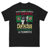 T-shirt Les Cantalous noir - tempête auvergnate