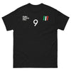 T-shirt Italie noir - ombre élégante
