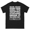 T-shirt Bretagne noir - Maline et râleuse, grand cœur bretonne