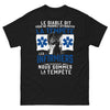 T-shirt infirmiers noir - nous sommes la tempête