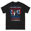 T-shirt Policier noir - Défi et bravoure