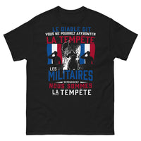 Thumbnail for T-shirt Militaire noir - Nous sommes la Tempête