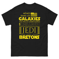 Thumbnail for T-shirt Bretagne noir - Les meilleurs Jedi sont Bretons