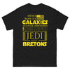 T-shirt Bretagne noir - Les meilleurs Jedi sont Bretons