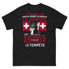 T-shirt Suisse noir - tempête de fierté helvétique