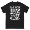 T-shirt Breton noir - clin d'œil à la Bretagne