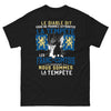 T-shirt Franc-Comtois noir - Réponse à la tempête