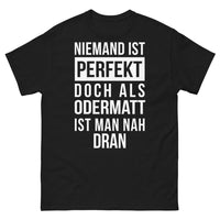 Thumbnail for T-shirt Odermatt noir - Niemand ist perfekt