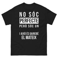 Thumbnail for T-shirt Catalogne noir - No soy perfecto