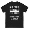 T-shirt Catalogne noir - No soy perfecto
