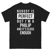 Thumbnail for T-shirt Philip noir - Nobody's Perfect