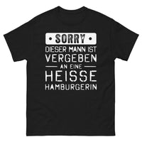 Thumbnail for T-Shirt Hamburg schwarz - Sorry, dieser Mann ist vergeben