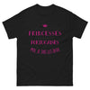 T-shirt Portugaises et Princesses noir - double rêve royal et portugais