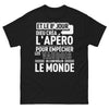 T-shirt Vaudois noir - apéro divin