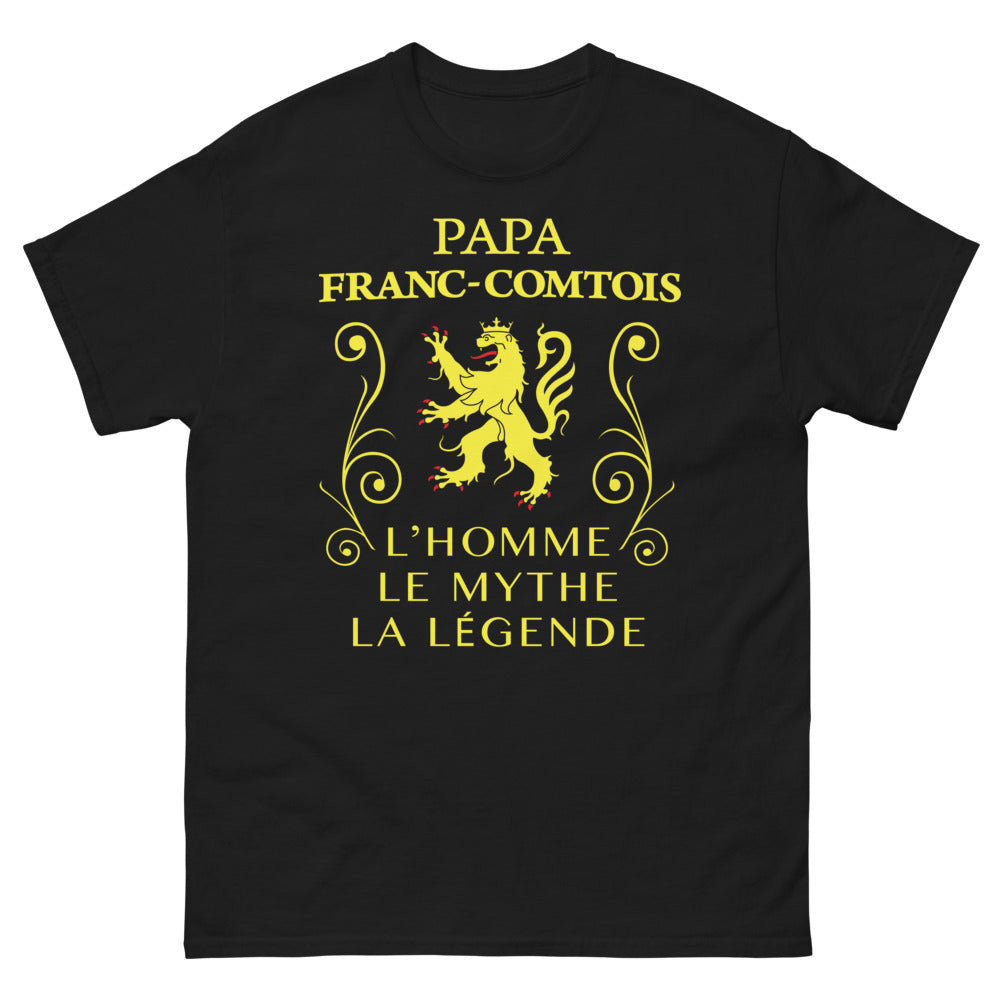 T-shirt Franc-Comtois noir - l’homme, le mythe, la légende