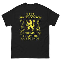 Thumbnail for T-shirt Franc-Comtois noir - l’homme, le mythe, la légende
