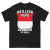 T-shirt Alsacien noir - Meilleur Papa Alsacien du Monde
