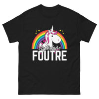 Thumbnail for T-shirt Francophones audacieux noir - Va Te Faire Foutre