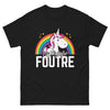 T-shirt Francophones audacieux noir - Va Te Faire Foutre