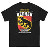 T-shirt Berner noir - humour bernois héroïque