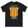 T-shirt Catalans noir - héros et humour