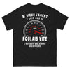 T-shirt humour routier noir - Monsieur l'agent
