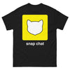 T-shirt Snapchat noir - design sombre
