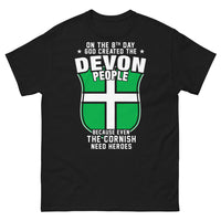 Thumbnail for T-shirt Devon noir - humour Devon-Cornwall