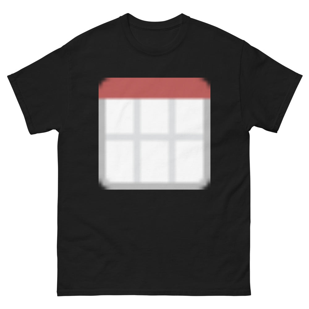 T-shirt Bretagne noir - calendrier 2023 style sombre