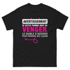 T-shirt Bretagne noir - avertissement diable